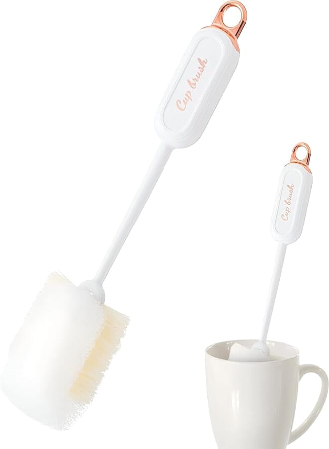 Silicone Cleaning Brush - Ideal for Cleaning Water Bottles, This 30 cm Long Brush ensures thorough cleaning and safety for your health through Medical Silicone Material Multicolor (1 Piece)