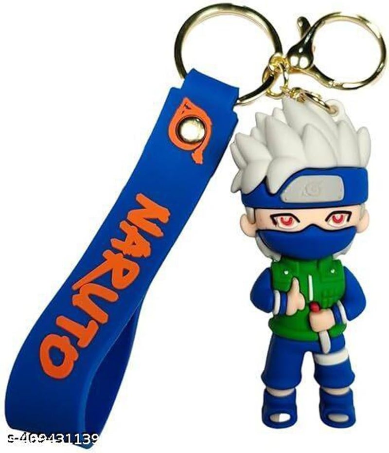FowWelt Cartoon Keychain for Girls and Boys, Cute Keychains Accessories Keyring Key Wristlet Car Charms Backpack Key Chain (Naruuto B) - Image 5