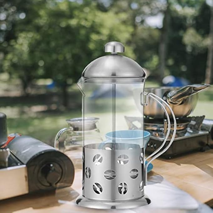 FITTO Maker Stainless Steel Insulated Coffee Press 304 Grade 3Level Filtration System Dishwasher Safe 600Ml - Image 4