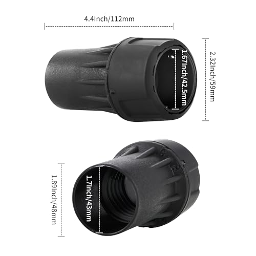 Opzour DWV9000 Quick Connector, 1-1/4 Inch Dust Collection Adapter Fits for Most DeWalt Vacuum Hose on Sander, Miter Saw, Table Saw, Dust Extractors, Vacuum Attachments - Image 2