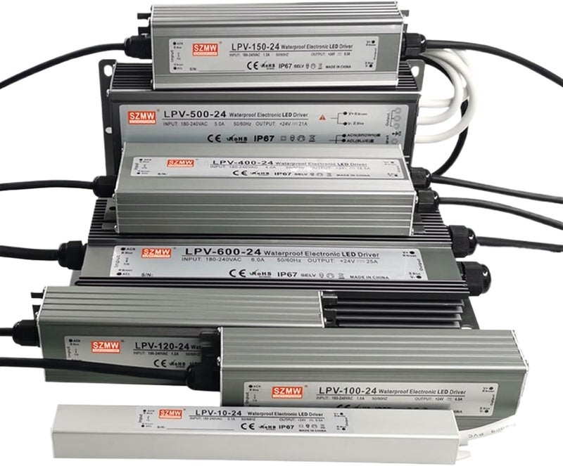 Waterproof Switching Power Supply LPV-60W150W350W400W Outdoor Underground 12V/24V DC Power Supply(LPV-100W-12V) - Image 2