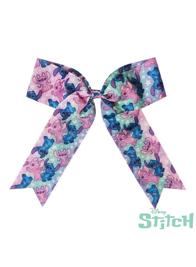 Luv Her LUV HER Disney Stitch Hair Bows For Girls - One Large Printed Hair Bow Featuring your Favorite Stitch Characters - Alligator Clip - Large Bows for Daily Styling or Special Occasions, Ages 3+ - Image 5