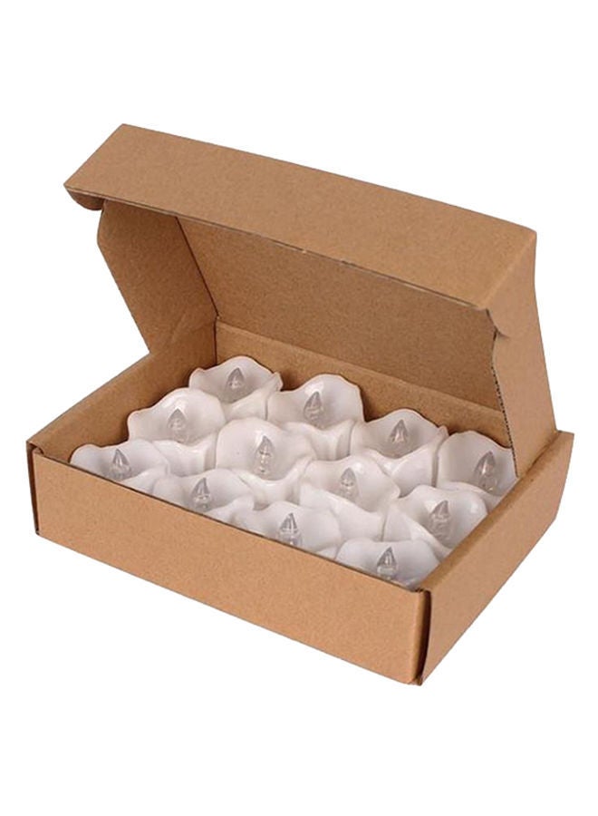 NIBEMINENT 12-Piece Electronic LED Candle Set White - Image 2