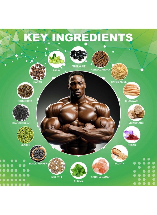 Clearcut كبسولات شيلاجيت جولد أشواغاندا شاتافاري سافيد موسلي الأيورفيدية للرجال 60 - Image 2