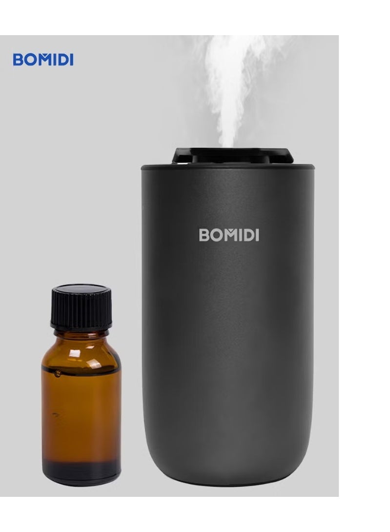 باميدي جهاز AD03 الذكي لتوزيع الزيوت العطرية بدون ماء - جهاز محمول للعلاج بالروائح العطرية مع إمكانية إعادة الشحن من النوع C، وبطارية 2000 مللي أمبير/ساعة، وزيت كوت دازور 15 مل - Image 2