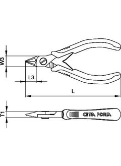 Ceta Form 6-Piece Electronics Pliers Set with Leather Bag 