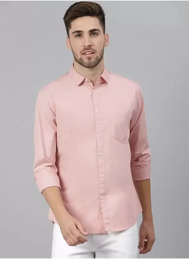Dennis Lingo Chest Pocket Slim Fit Shirt with Long Sleeves by Styli