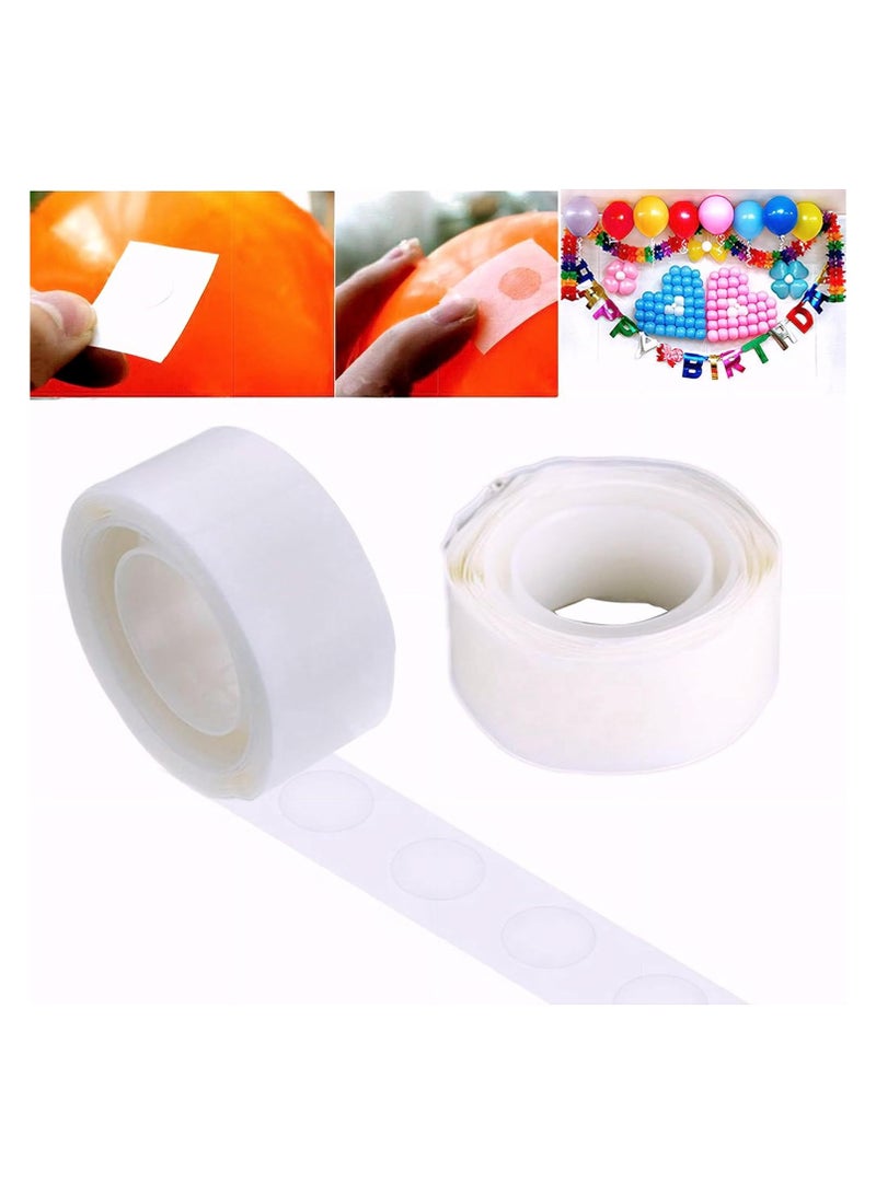 Generic 100 Pcs Balloons Glue Point Double-Sided Multi Use Fix Gum Air Balls Inflatable Toys Decorations For Birthday Wedding Party - Image 2
