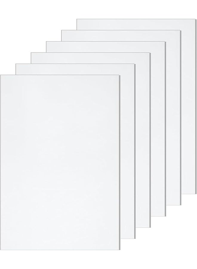 Slasa SLASA 6 Pack Acrylic Sheets 8x10 Inch, 0.1" Thick Clear Plastic Panels, Acrylic Boards for Wall Crafts, Photo Frames, Display Projects, Signs, and Art Projects - Image 1