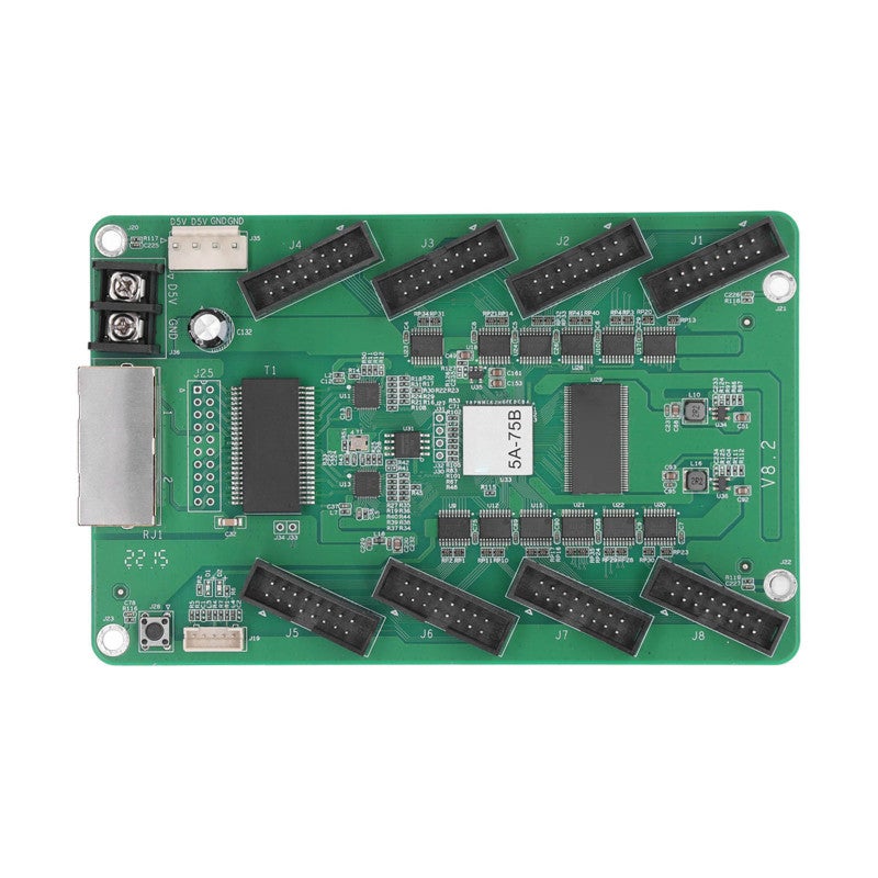 5A‑75B بطاقة استقبال شاشة LED ملونة كاملة بطاقة تحكم متزامن وحدة استقبال DC3.3‑6V - Image 1