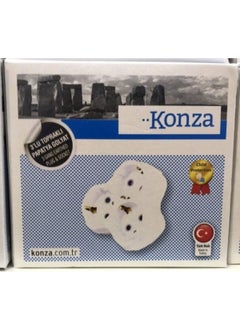 Konza Triple Child Proof Grounded Goliath Socket  - Image 2