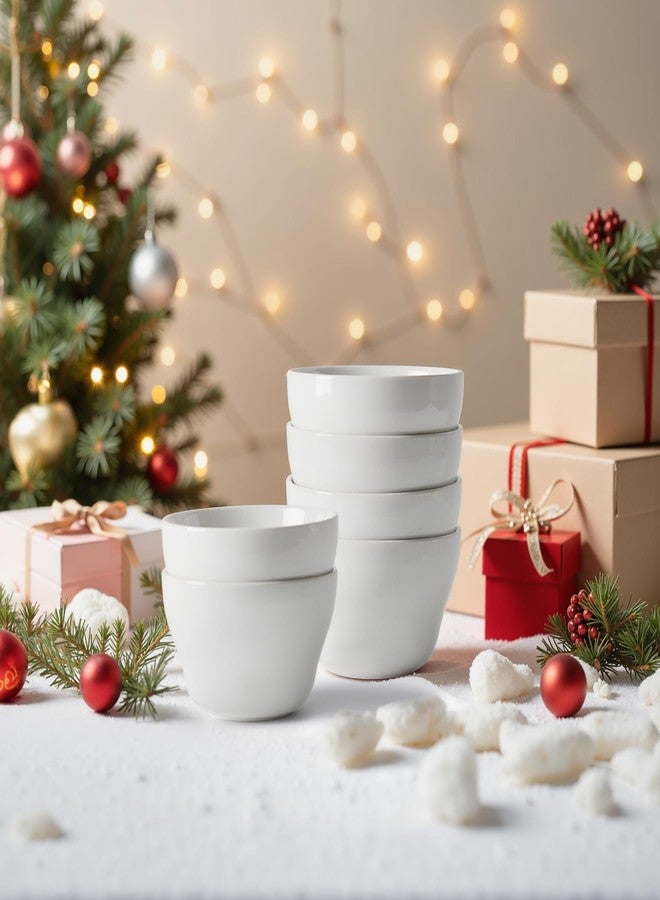 Sweese Set of 6 Porcelain Bouillon Cups, White High-Grade Durable Professional, 6.0 Count - Image 5