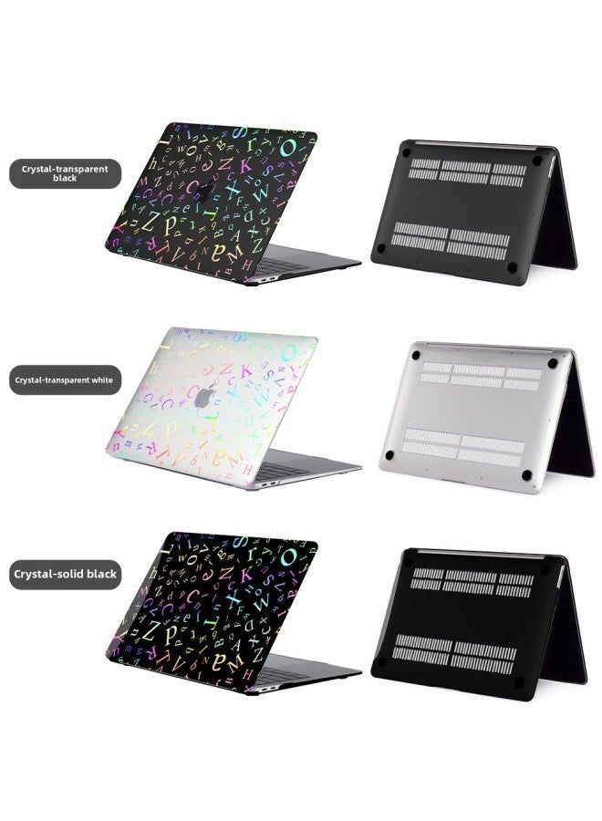For Apple Laptop Case Case Case Macbook Case Protective Case Laser Cold Hot Cover Air-Color:Lt-16 Transparent Black-Applicable Models:air11(A1465/A1370) - Image 3