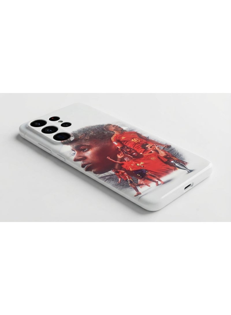 Samsung Galaxy S26 Ultra Phone Case, Football Design, Slim glossy Hard-Shell - Image 2
