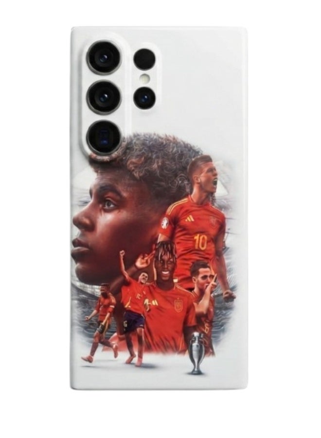 Samsung Galaxy S26 Ultra Phone Case, Football Design, Slim glossy Hard-Shell - Image 1