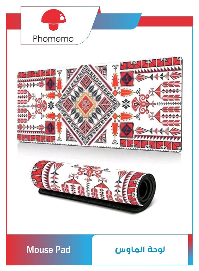 فوميمو ماوس باد مكتبي كبير، لوحة فأرة ألعاب مقاومة للماء، 800  300 x  مم، 31.5 x 11.8   بوصة، لوحة فأرة ألعاب، لوحة مكتبية ، لوحة مكتبية غير قابلة للانزلاق، لوحة فأرة ألعاب ، لوحة مكتب من المطاط السميك، مناسبة للألعاب والمكتب والمنزل - Image 1