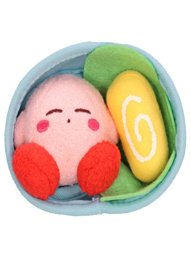 Furyu Kirby Diary Obento Plush Toy - Kirby Blue ver.- 3.94-inch Soft Plush with Warp Star Bento Design -Cute Collectible Plush for Fans & Gamers - Image 1