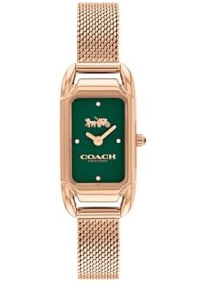 COACH Women's Green Dial Analog Quartz Watch 17.5 mm -  14504034 