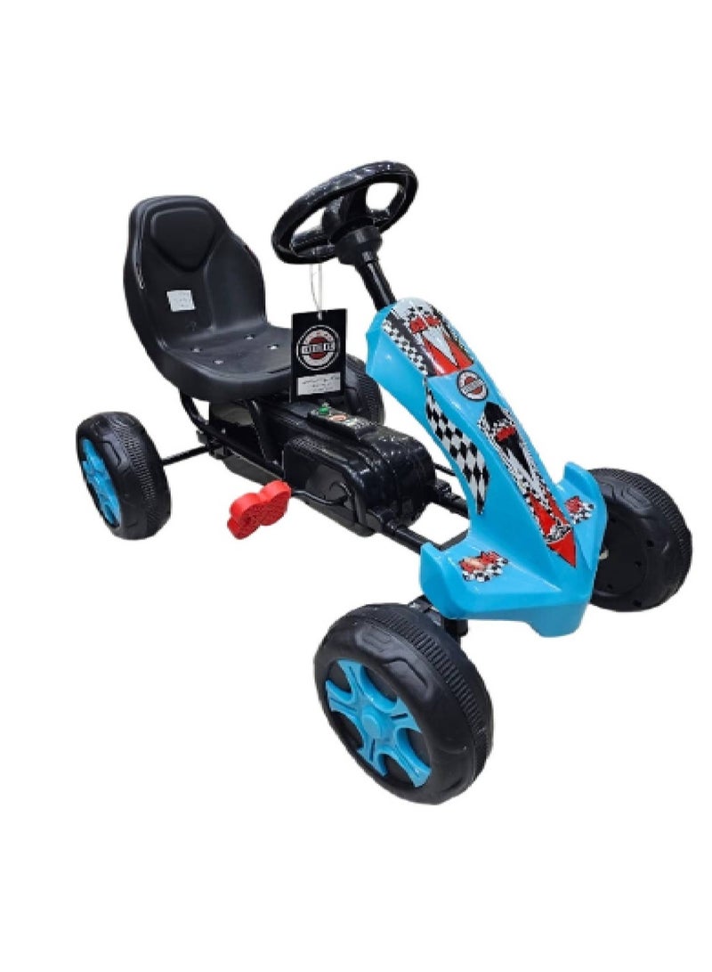 Four-wheel scooter with handles for mobility