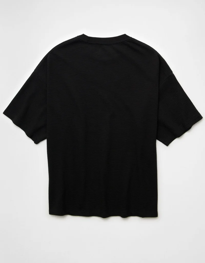 American Eagle  AE Relaxed Ribbed Jersey T-Shirt for Men | Best Price UAE