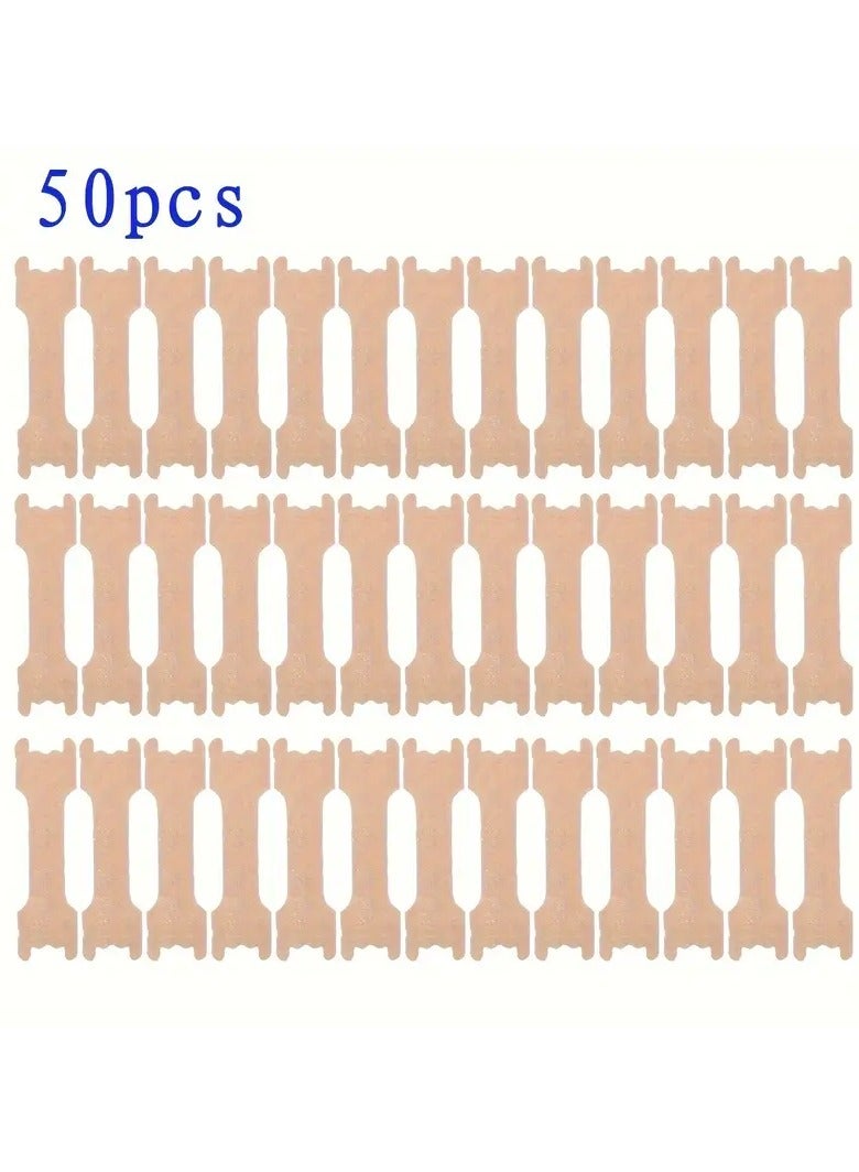 Ucanbe 50pcs Anti-Snoring Nose Strips for Enhanced Breathing - Home Sleep Aid & Nasal Massager, Beige, Fragrance-Free, Battery-Free, Comfort Fit Design for Improved Sleep Quality  - Image 1