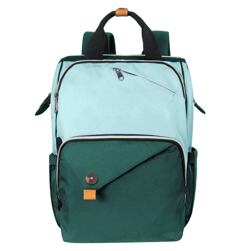 Hap Tim Baby Diaper Bag for Boys Girls Large Backpack Diaper Bags with Double Compartments Baby Registry Search Shower Gifts Stuff Newborn Must Haves Green7340GR - Image 2