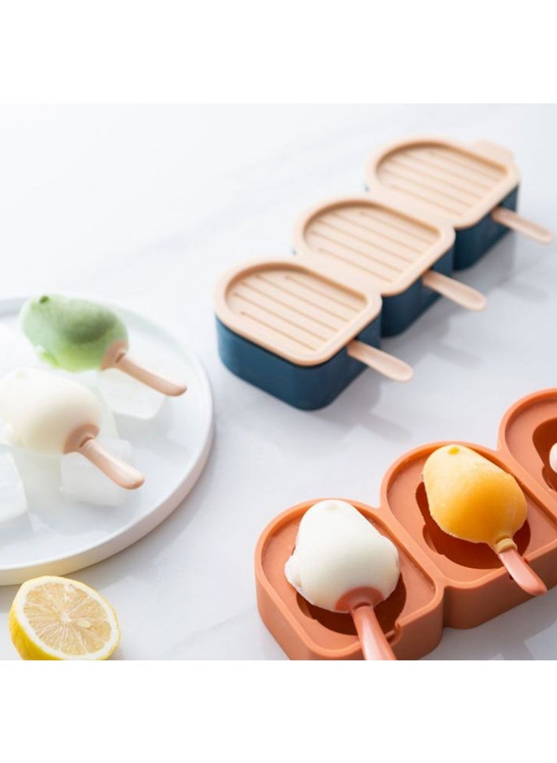 DANUBE HOME قالب المصاصة المثلجة على شكل طائر من Kitchen Essentials - برتقالي - 22.4x12.6x3.4 سم  - Image 1