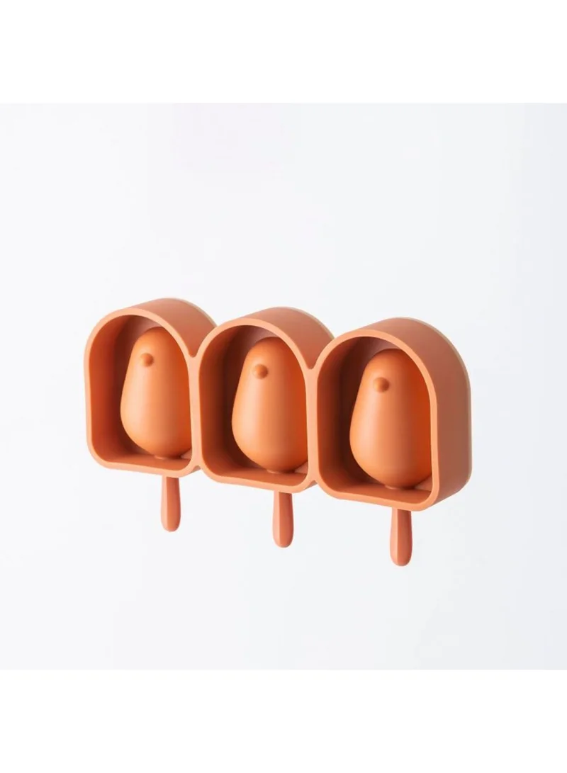دانوب هوم Kitchen Essentials Bird-Shaped Ice Popsicle Mold - Orange - 22.4x12.6x3.4 cm