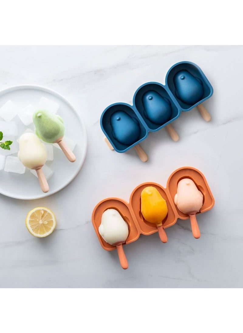 DANUBE HOME قالب المصاصة المثلجة على شكل طائر من Kitchen Essentials - برتقالي - 22.4x12.6x3.4 سم  - Image 4