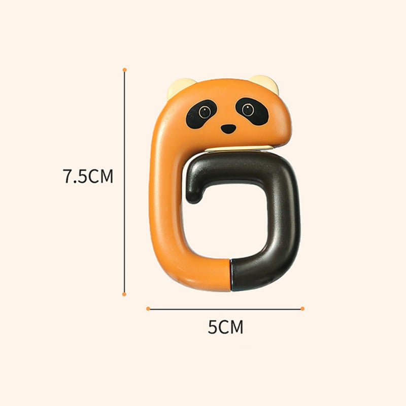 4 Pack Multifunctional Anti Skid Plastic Desk Hooks Detachable Backpack Holders For School Home Storage - Image 5