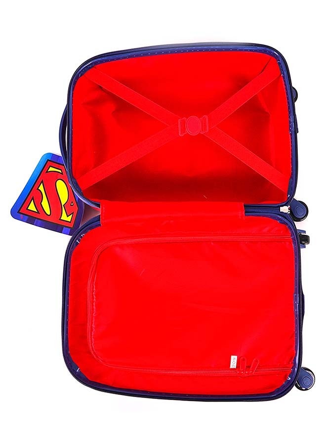 Trucare Warner Bros Superman Kids Luggage with Reusable Stickers 18 inches - Image 5