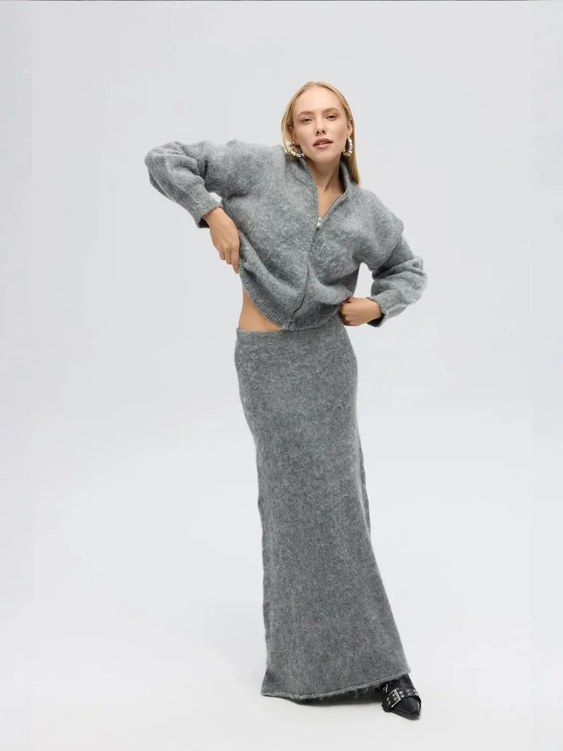 ماي كولكشن MAI STUDIOS Nivra Knit Maxi Skirt