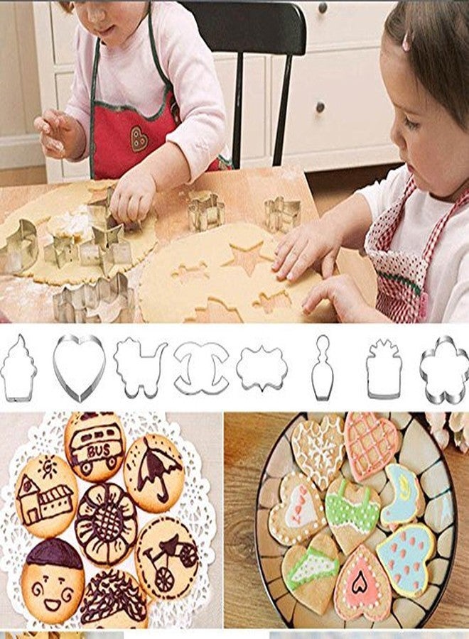 WOTOY Guitar, Piano,Musical Notes Sign Music Theme Biscuit Cookie Cutter 5 Piece Set - Stainless Steel - Image 5
