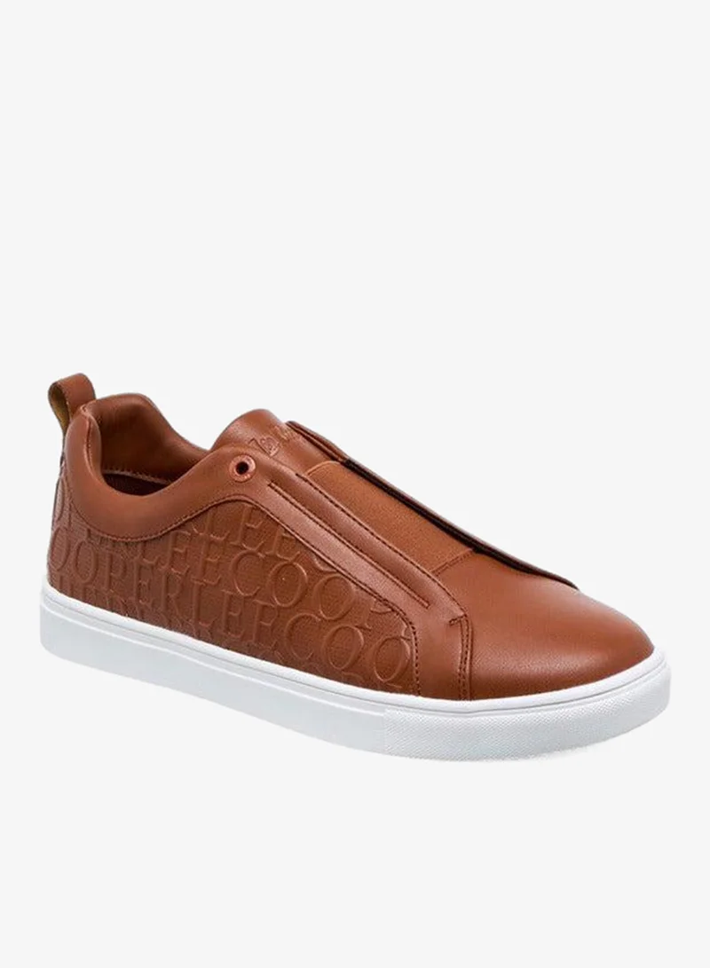 Lee Cooper TAN Men's Embossed Slip-On Loafers for Men | Best Price UAE