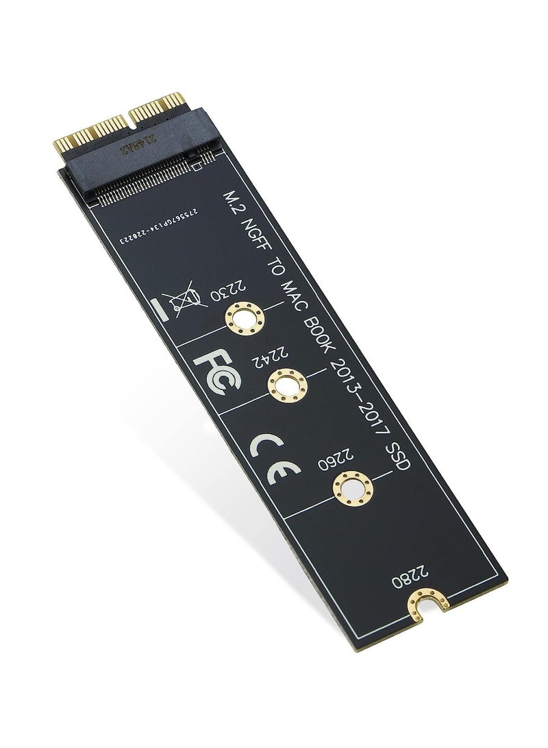 M.2 NVMe SSD to 12+16 Pin Upgrade Adapter for MacBook Air (2013-2017) A1465 A1466 and Mac Pro (Late 2013-2015) (EPL-404HS-2pcs) - Image 3