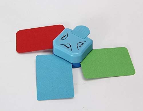 eS³kube 3 in 1 Corner Cutter Punch Size R4mm, R7mm and R10mm Rounder for Paper Craft and Photo Cutter Scrap-Booking Angle Eater, Color as per availibilty - 01 pc - Image 3