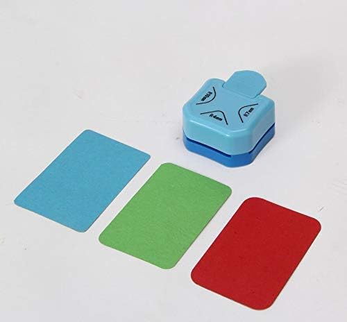 eS³kube 3 in 1 Corner Cutter Punch Size R4mm, R7mm and R10mm Rounder for Paper Craft and Photo Cutter Scrap-Booking Angle Eater, Color as per availibilty - 01 pc - Image 4