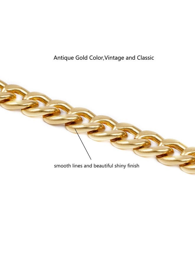 Xiazw Medium Size Fabulous Metal Shoulder Crossbody Purse Strap Replacement Bag Chain Accessories (26‘’ Antique Gold) - Image 3