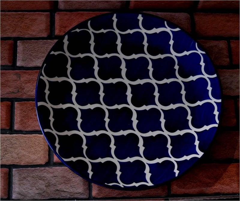 SHRIYAM CRAFT Ceramic Dinner Set Plate Plate 10 1Bowl 1 Plate 10inch with 1 Bowl - Image 2