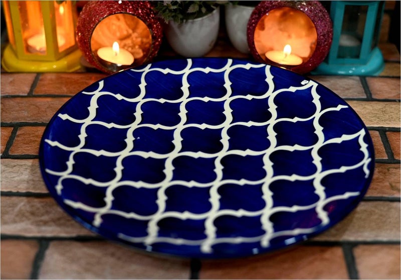 SHRIYAM CRAFT Ceramic Dinner Set Plate Plate 10 1Bowl 1 Plate 10inch with 1 Bowl - Image 3