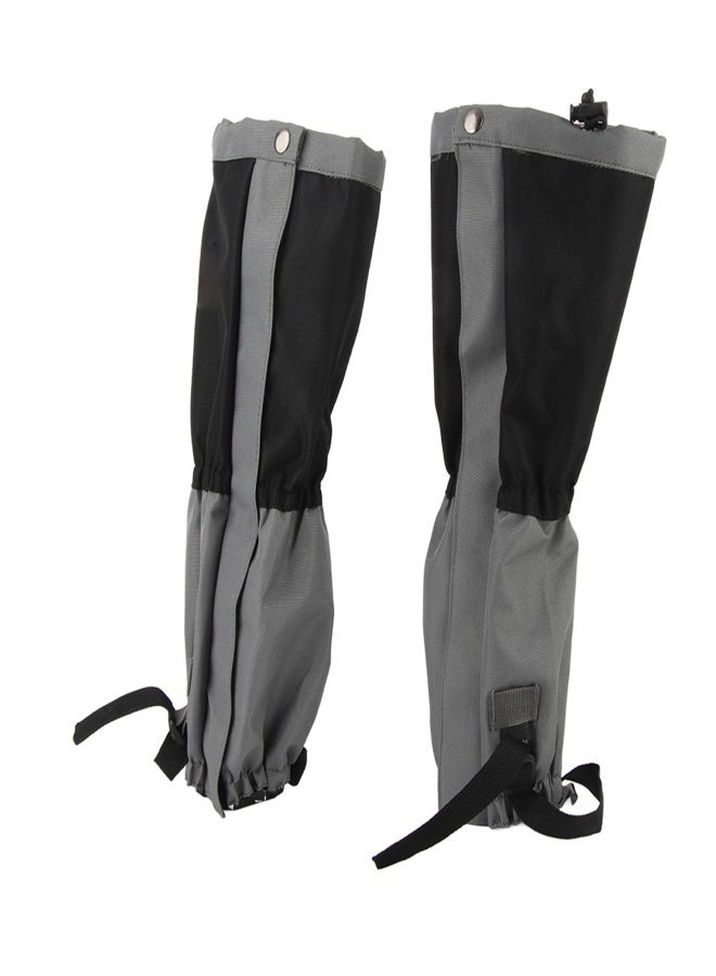 1 Pair Outdoor Waterproof Sports Climbing Hiking Legging Gaiters Shoe Boots Cover Black - Image 5