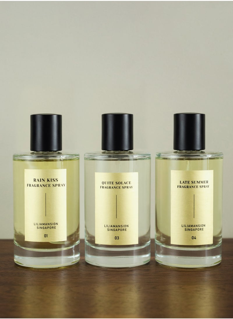 LiLiaMansion - Fragance Air Spray Quite Solace 100ml - Premium Home Fragrance Mist - Calming & Fresh Scent - Image 1