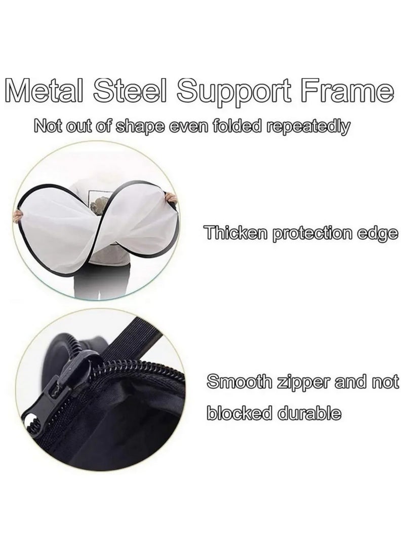 5 in 1 Portable Collapsible Round Photography Reflector Photo Studio Outdoor Light Diffuser Multi Disc with Carry Bag for Professional Photographers 110CM  - Image 2