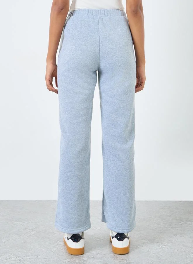 Styli Styli Women Solid Pants with Drawstring Waist