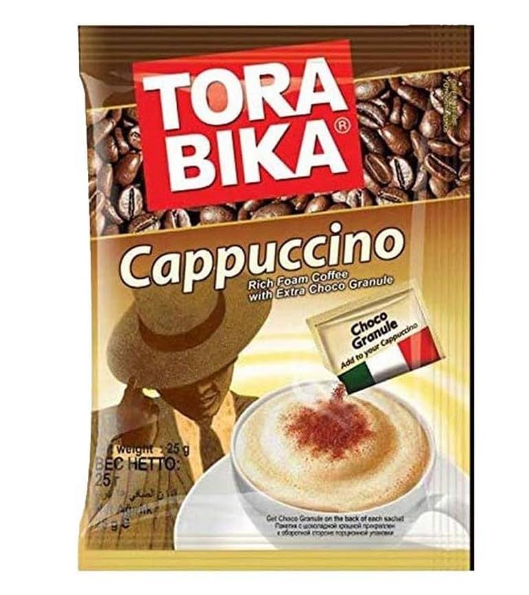 Torabika قهوة تورابيكاب كابتشينو سريعة التحضير 20 حبة، 500 جرام - Image 2