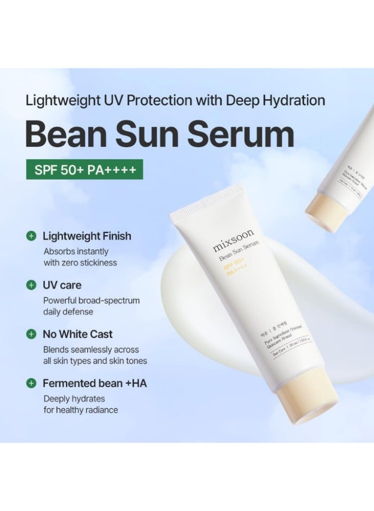 مكس سون ميكسون بين صن سيروم SPF50+ PA++++ 50 مل – واقي شمس كوري خفيف بالصويا لجميع أنواع البشرة - Image 2