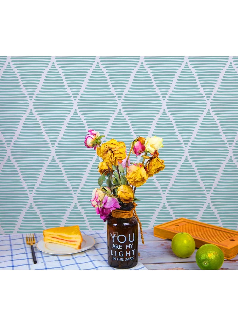 G GSS Designs GSS Designs Modern Stripe Wall Stencils for Painting 16x24Inch Large Simple Lines Stencils for Walls Modern Geometric Wall Stencils  - Image 2