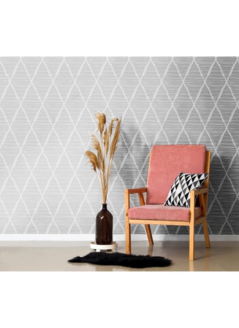 G GSS Designs GSS Designs Modern Stripe Wall Stencils for Painting 16x24Inch Large Simple Lines Stencils for Walls Modern Geometric Wall Stencils  - Image 4