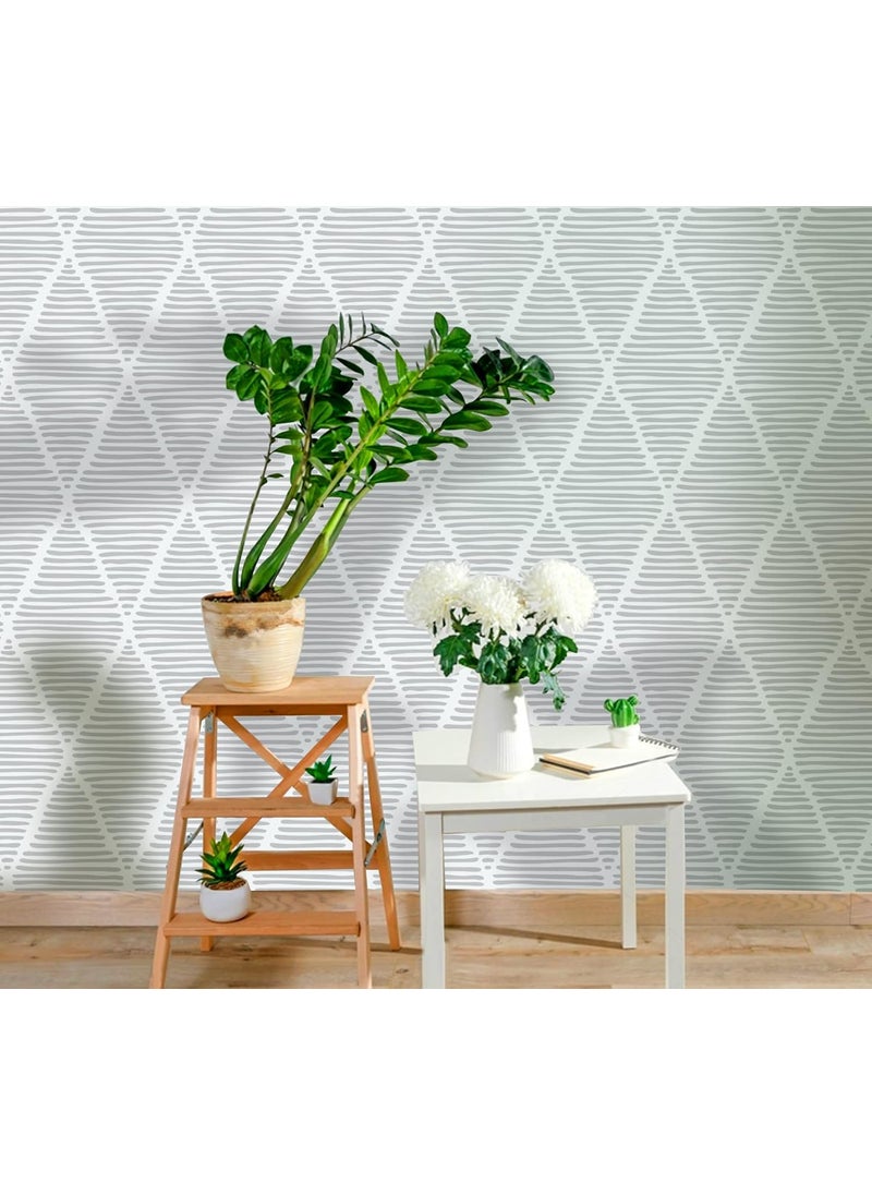 G GSS Designs GSS Designs Modern Stripe Wall Stencils for Painting 16x24Inch Large Simple Lines Stencils for Walls Modern Geometric Wall Stencils  - Image 3