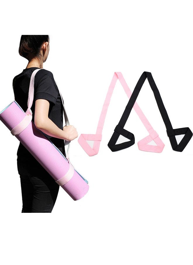 ZVEV 2 Pcs Yoga Mat Strap Sling, Adjustable Thick Yoga Mat Carrier Stretching Strap, Yoga Mat Sling Holder Women Stretching Band  - Image 1